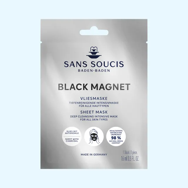 sans-soucis-black-magnet-vliesmaske-16-ml-tiefenreinigend image 1