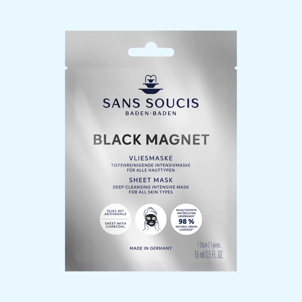 sans-soucis-black-magnet-vliesmaske-16-ml-tiefenreinigend image 1