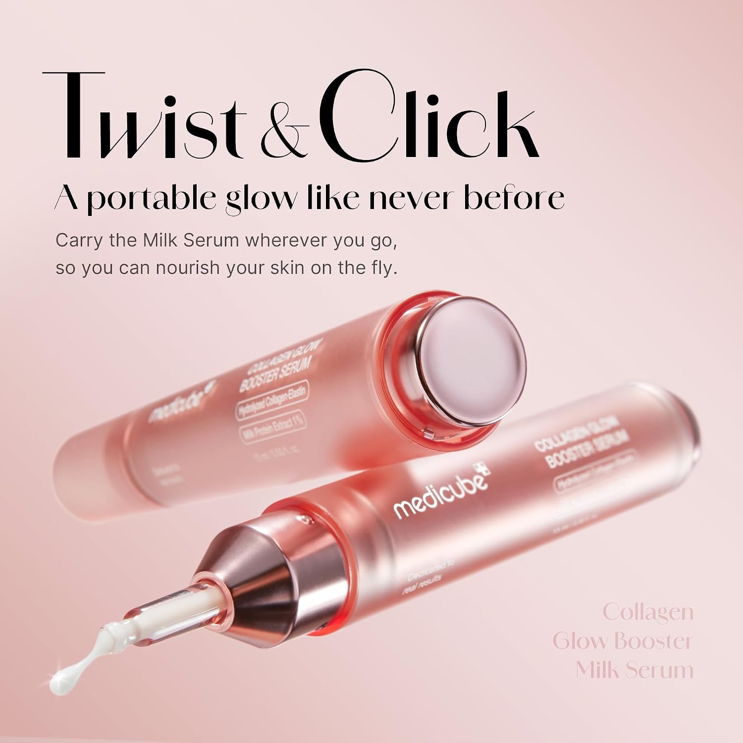 medicube-glass-glow-collagen-glow-booster-milk-serum-twist-click-kollagen image 2