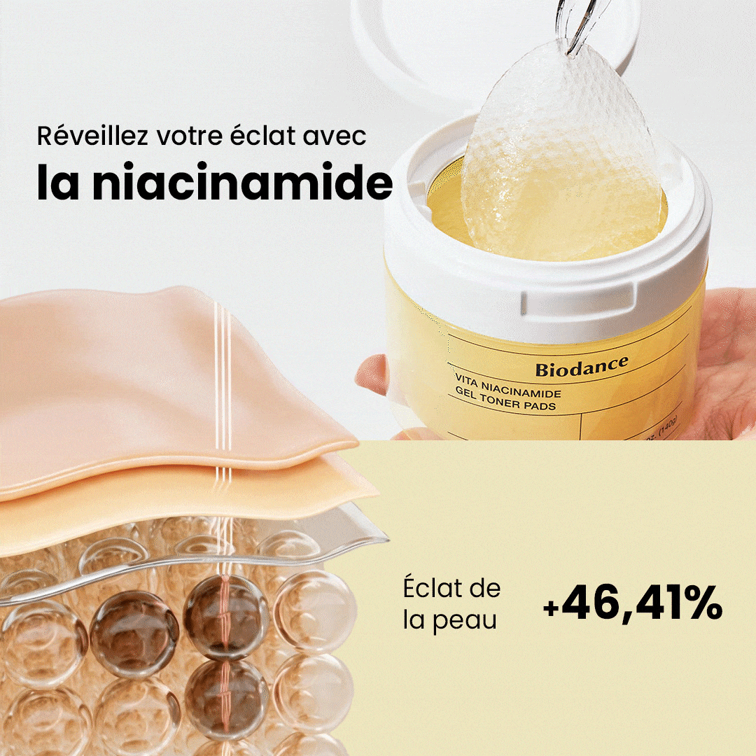 biodance-vita-niacinamide-gel-pads-tonerpads-teint image 1