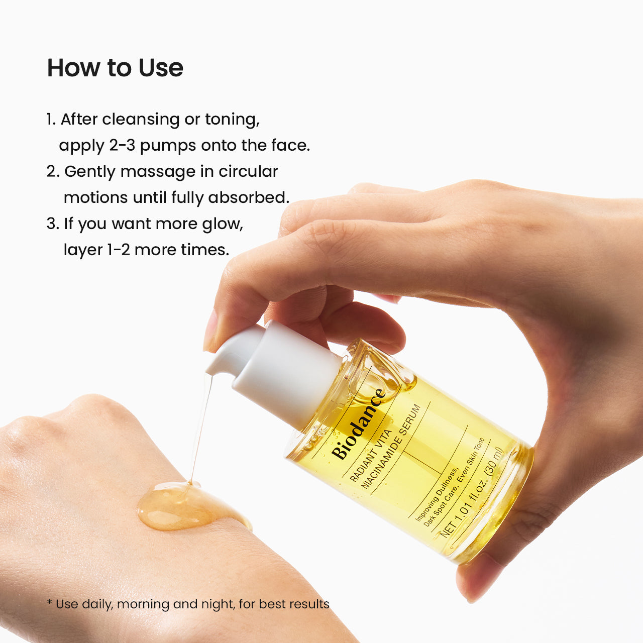 biodance-vita-niacinamide-serum-gesichtsserum-glow-flecken image 8