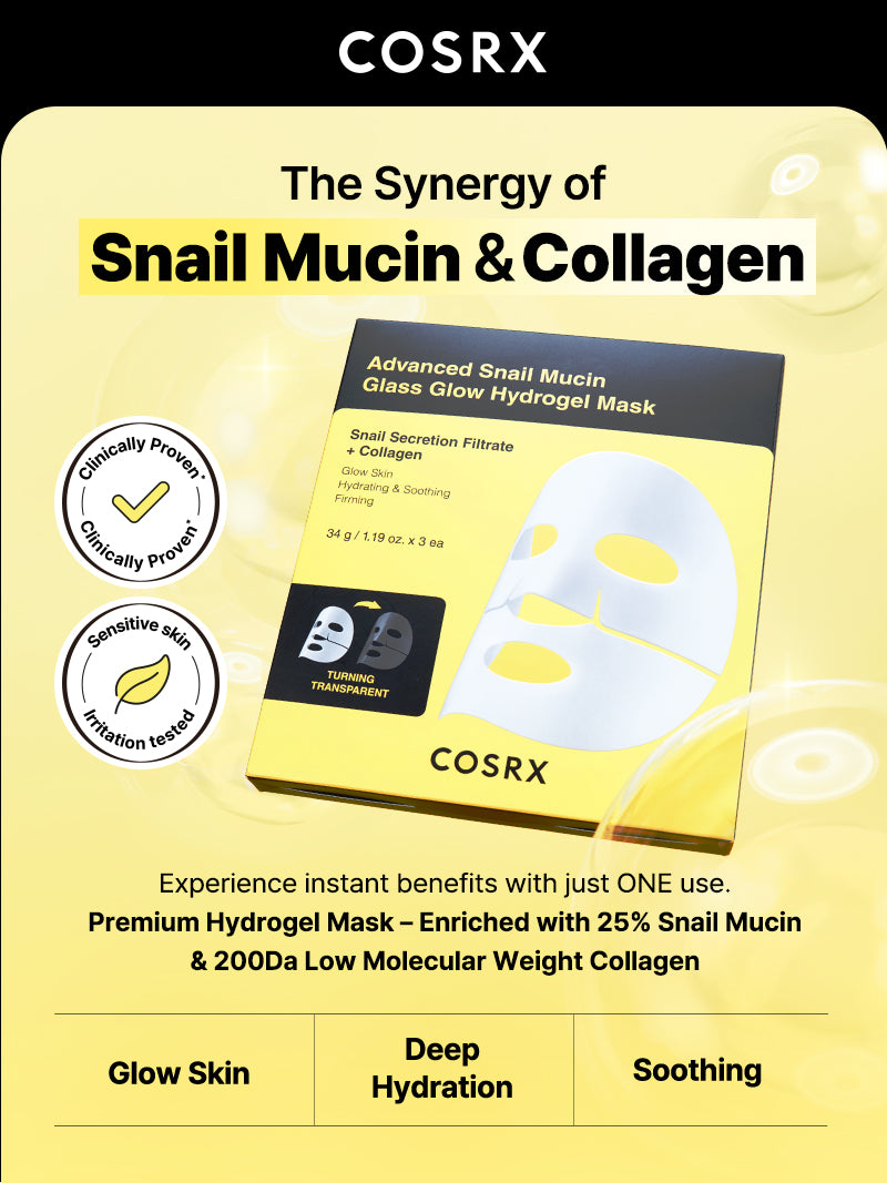 cosrx-snail-mucin-glass-glow-hydrogel-maske-3-st-ck-glow image 3