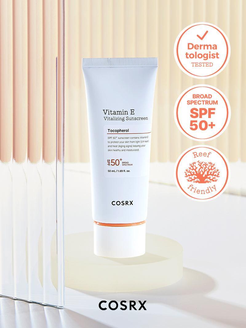 cosrx-vitamin-e-vitalizing-sunscreen-spf50-50-ml-leicht image 2
