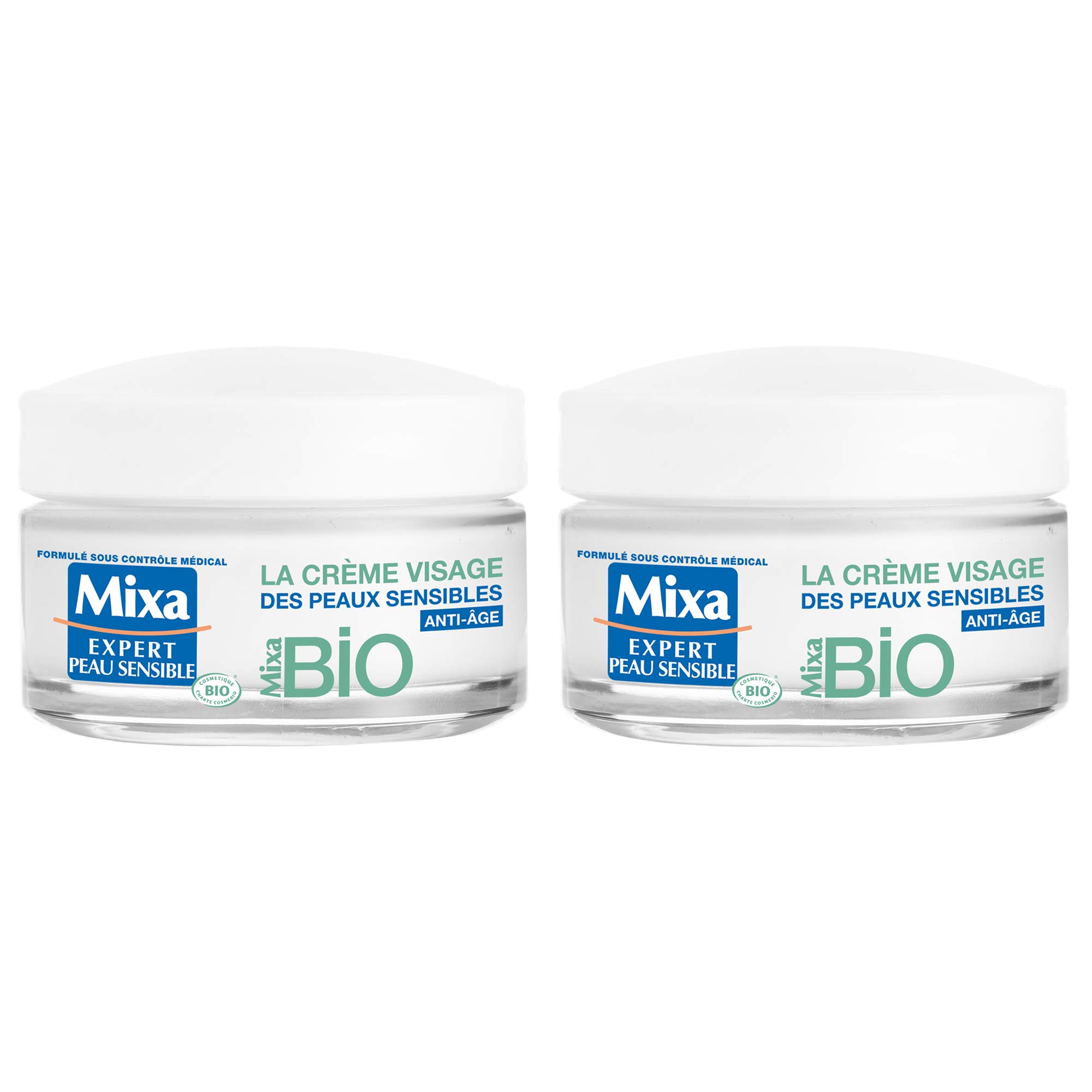 mixa-bio-gesichtscreme-anti-aging-2x50-ml-hyalurons-ure image 1