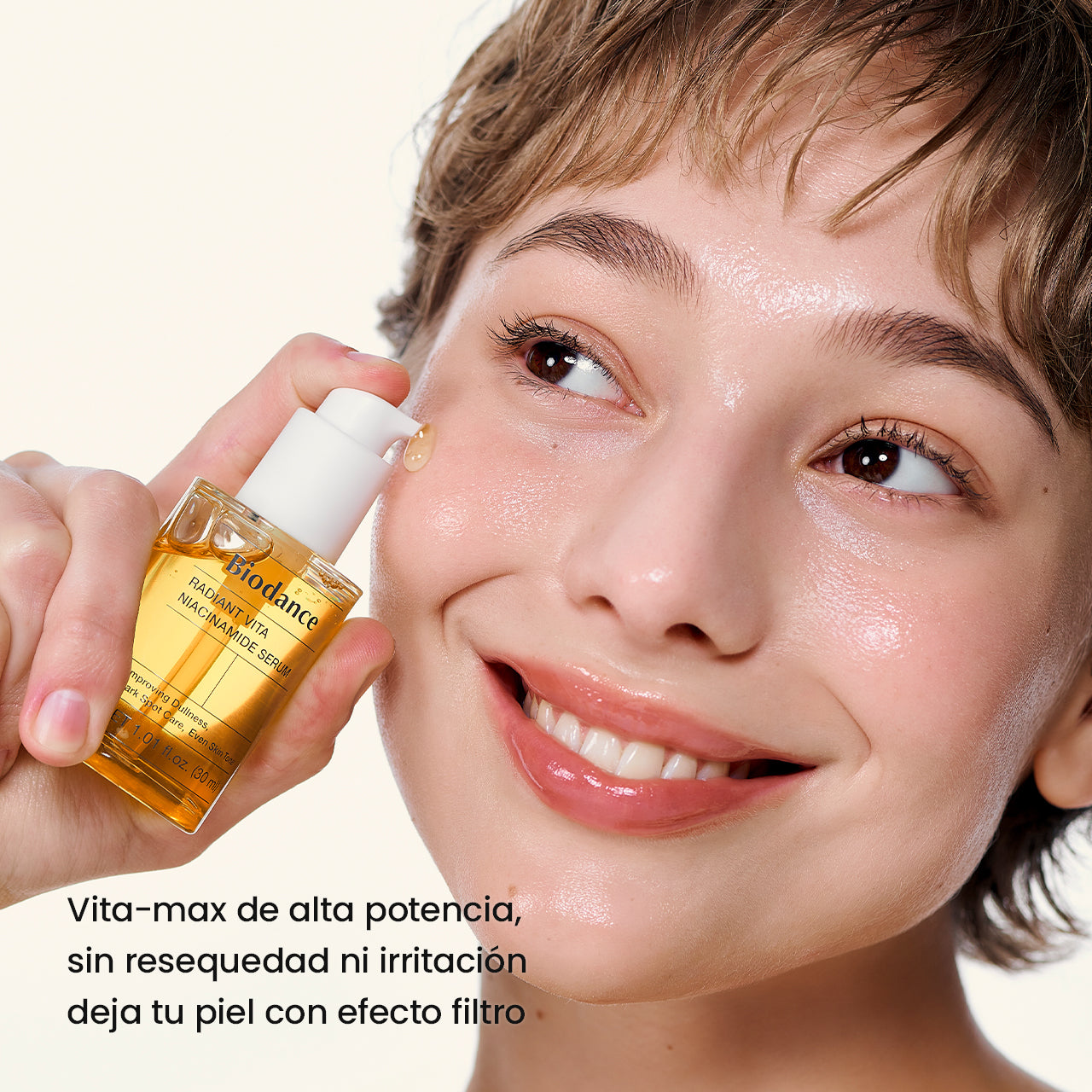 biodance-vita-niacinamide-serum-gesicht-mit-glow image 3