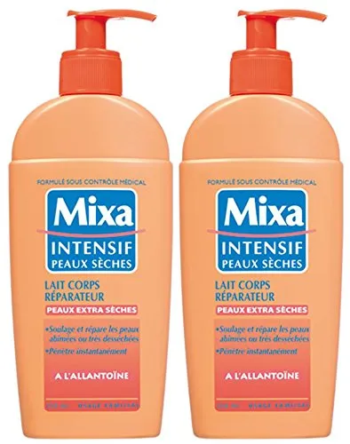 mixa-corps-body-hautpflegemilch-trockene-haut-2x250ml image 1