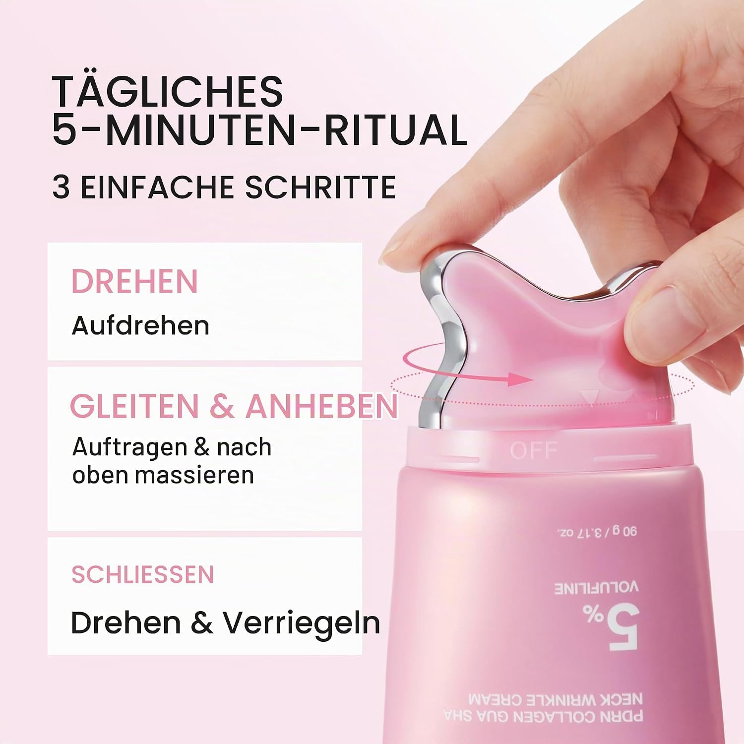 medicube-pink-pdrn-halscreme-collagen-gua-sha-straffend image 7