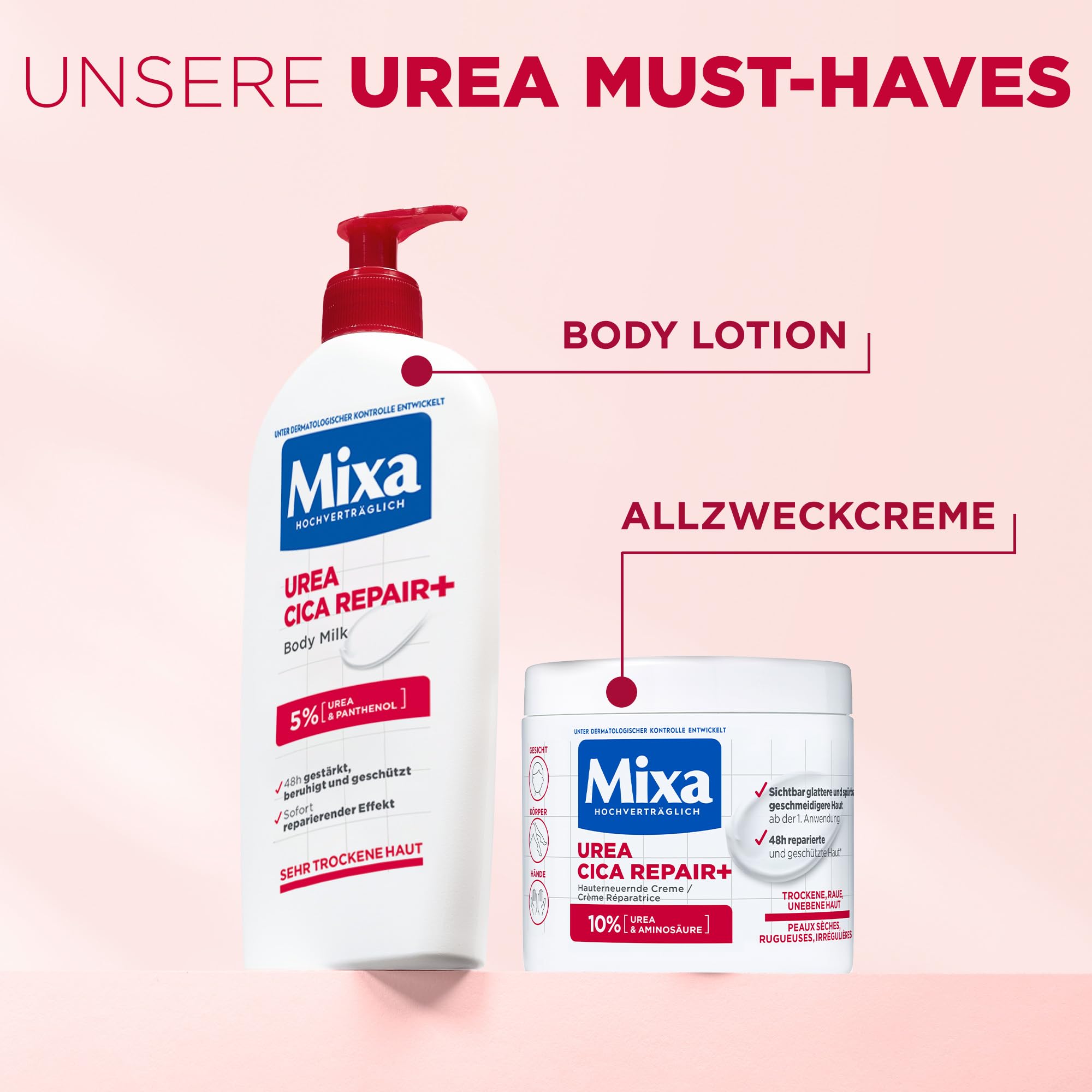 mixa-corps-urea-cica-repair-bodylotion-400-ml-trockene-haut image 7