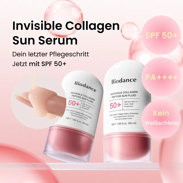 biodance-invisible-collagen-sun-serum-sonnenserum-spf-50-ohne-wei-schleier-50-ml image 1