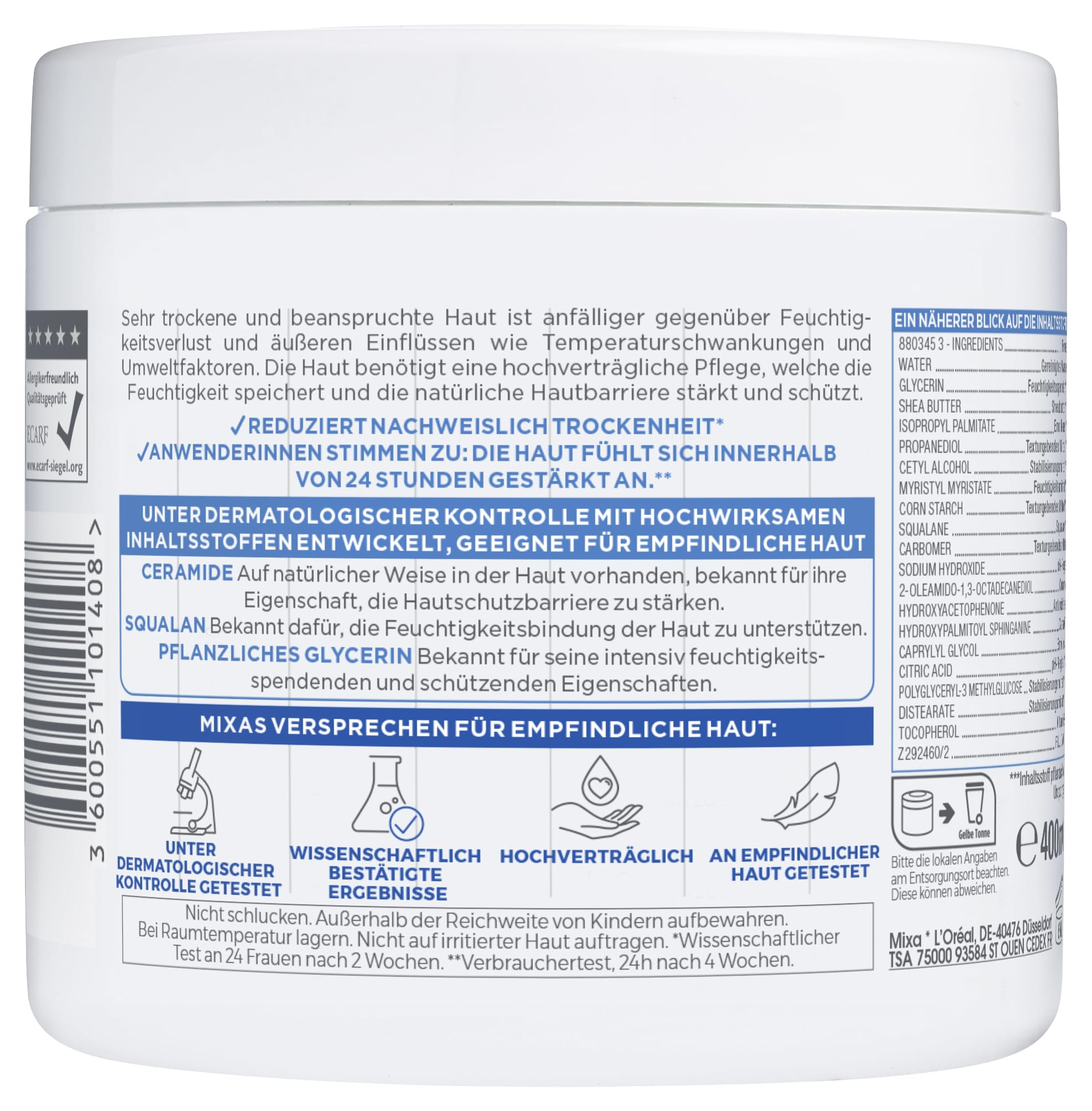 mixa-ceramide-protect-creme-400-ml-f-r-sehr-trockene-haut image 3