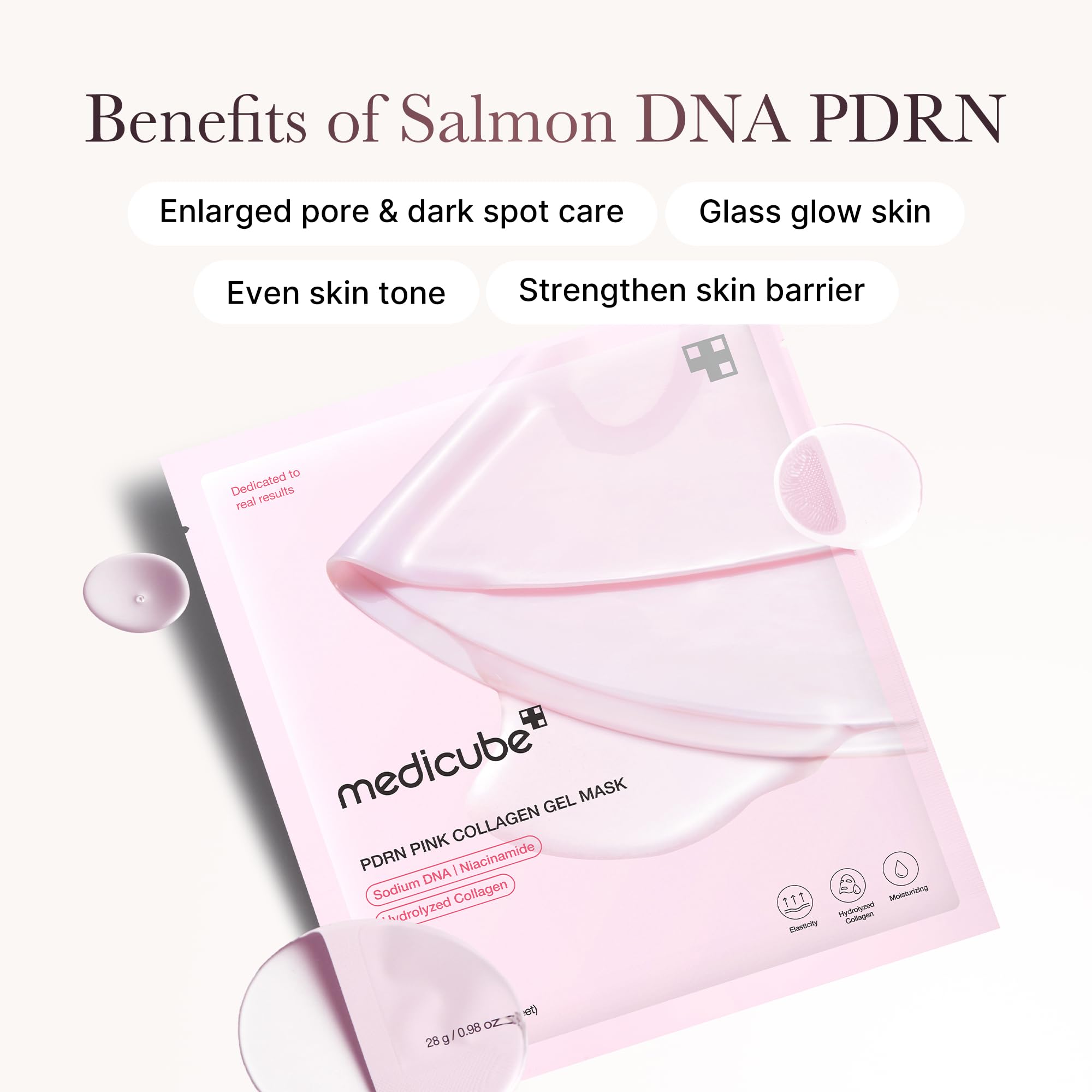 medicube-pink-pdrn-jelly-mask-duo-8er-mit-lachs-dna-glow image 2