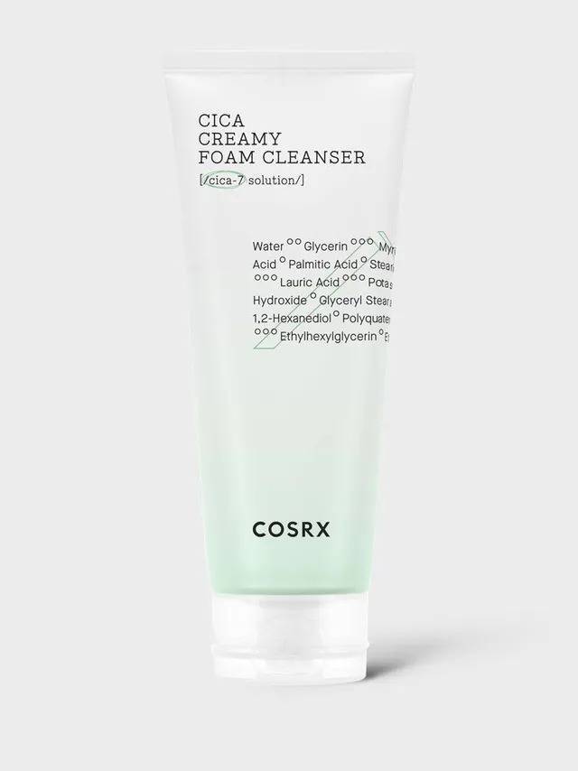 cosrx-cica-pure-fit-creamy-foam-cleanser-150ml-centella image 1