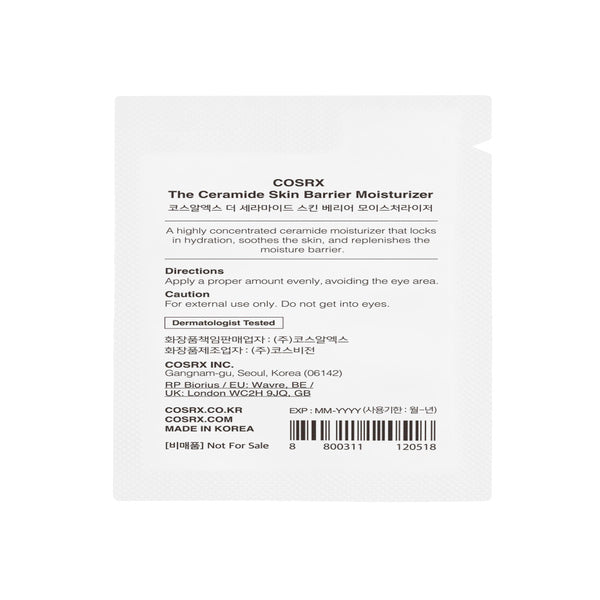 cosrx-ceramide-skin-barrier-moisturizer-1-5-ml-schutz image 2