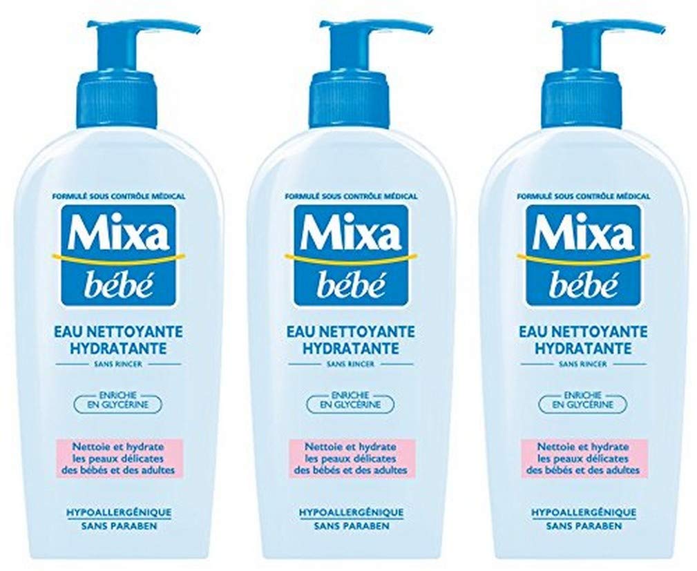 mixa-b-b-reinigungswasser-baby-3x250ml-mit-glycerin image 1