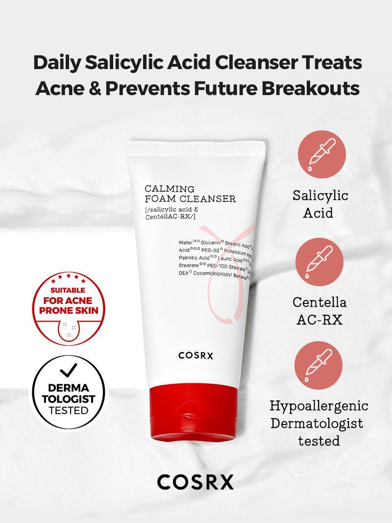 cosrx-ac-collection-calming-foam-cleanser-reinigungsschaum-150ml-akne image 2
