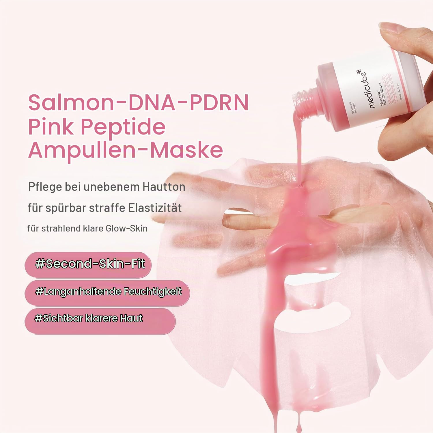medicube-pink-pdrn-peptid-tuchmaske-6-st-ck-glow image 2
