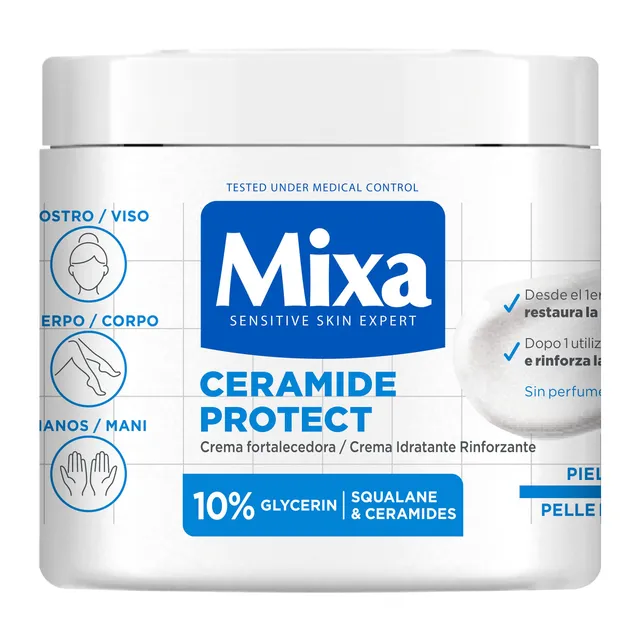 mixa-ceramide-protect-balsam-400-ml-parf-mfrei-trockene-haut image 1