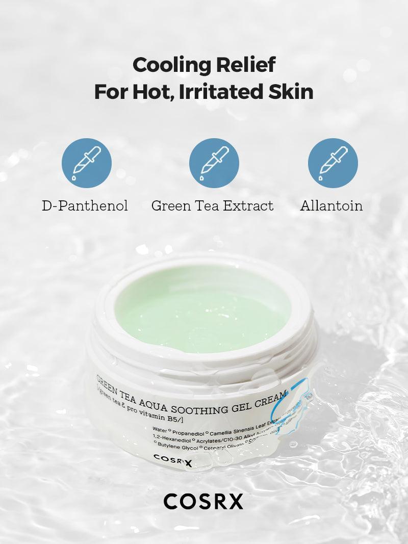 cosrx-hydrium-green-tea-aqua-gel-cream-gesichtscreme-50ml image 2