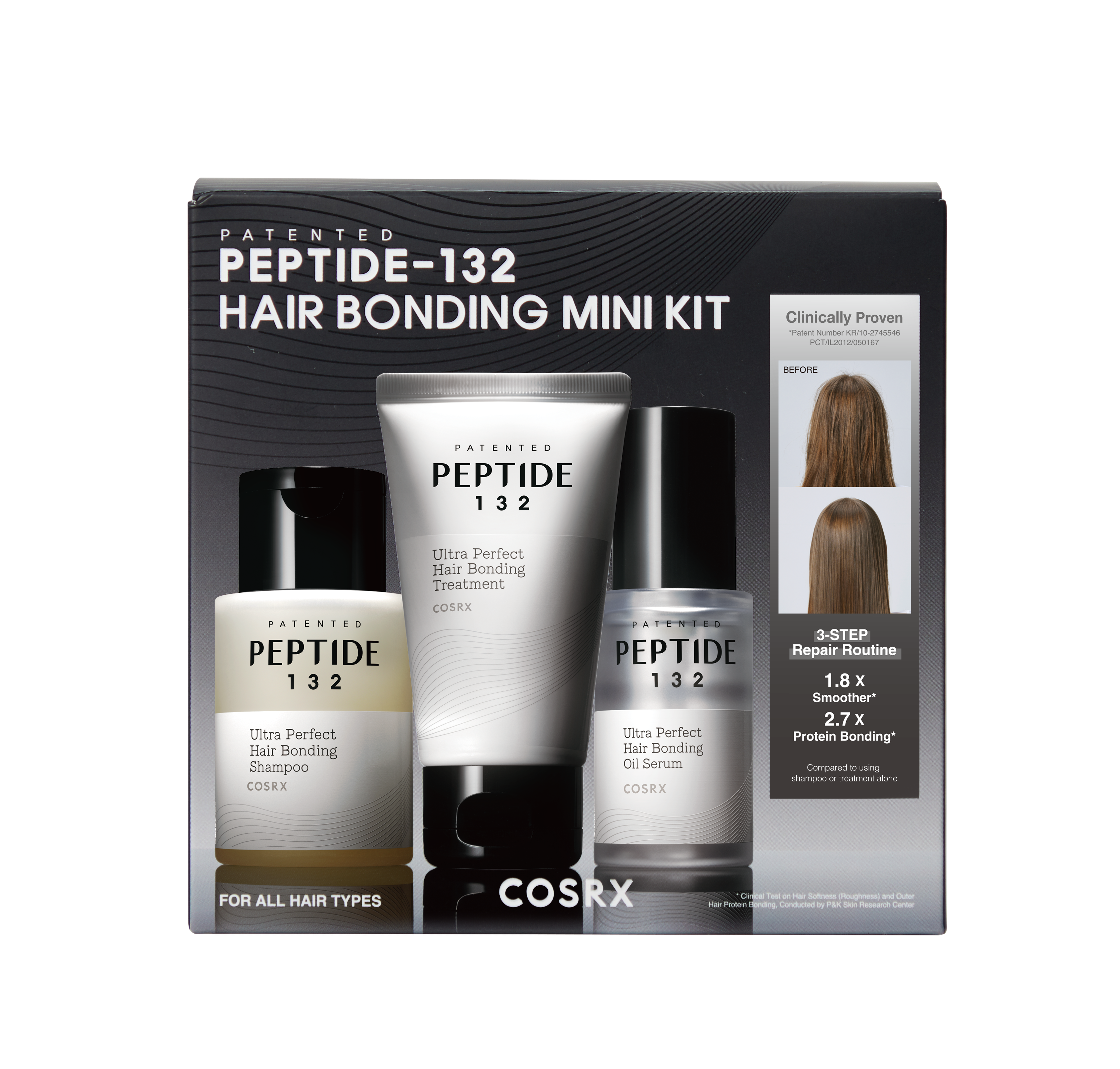cosrx-peptide-132-hair-bonding-mini-kit-haarpflege-set-3-teilig-glanz image 1