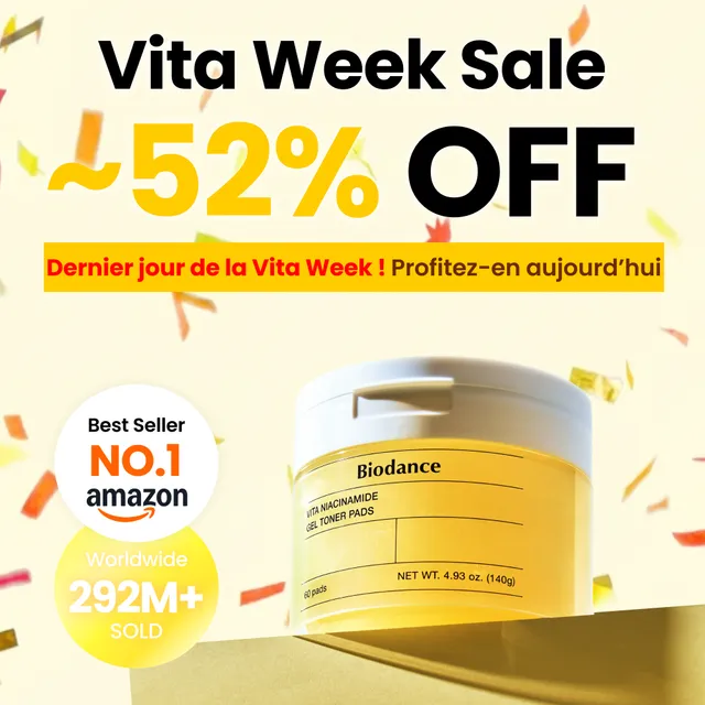 biodance-vita-niacinamide-toner-pad-gesichtswasser-60-pads-f-r-glow image 1