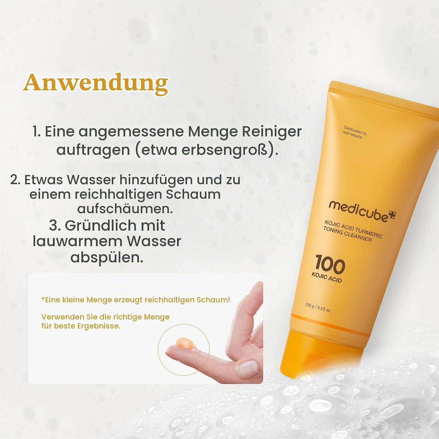 medicube-kojic-acid-whip-gesichtsreinigung-120-g-kurkuma image 6