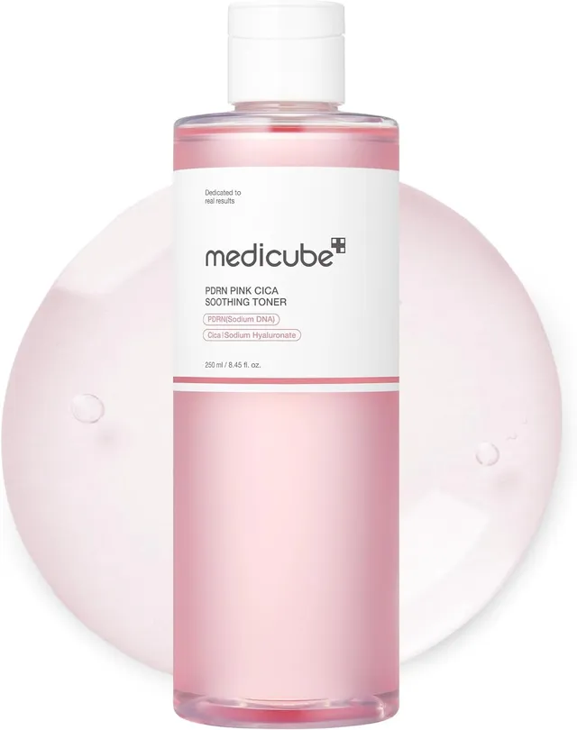 medicube-pink-pdrn-cica-toner-watery-lachs-dna-glow image 1