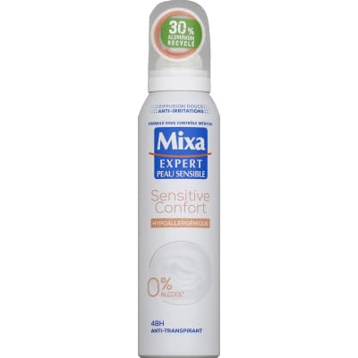 mixa-corps-deodorant-sensitive-confort-150-ml-hypoallergen image 1