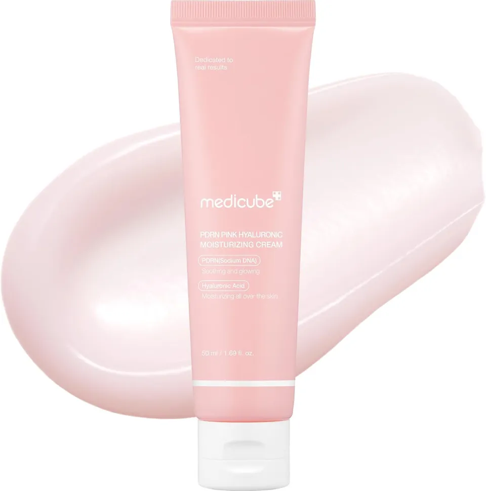 medicube-pdrn-pink-hyaluron-feuchtigkeitscreme-50-ml-glass-skin image 1