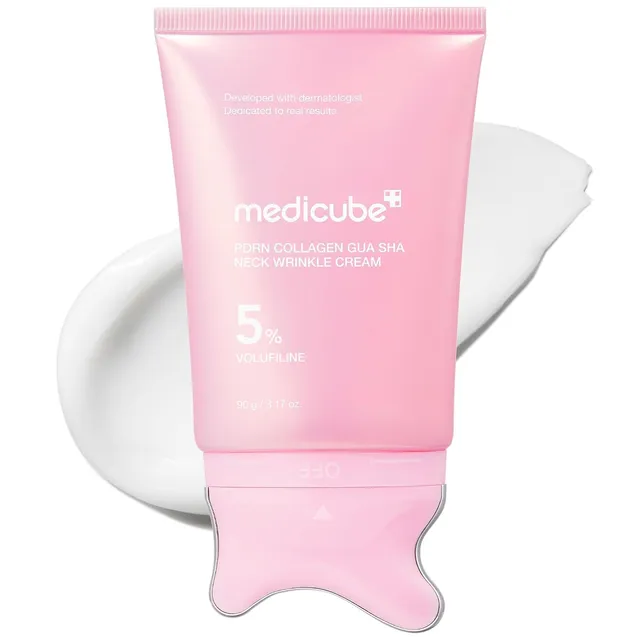 medicube-pink-pdrn-halscreme-collagen-gua-sha-straffend image 1