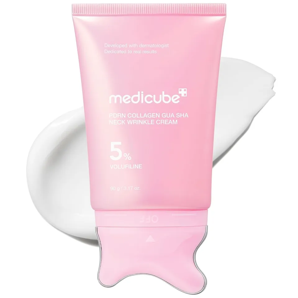 medicube-pink-pdrn-halscreme-collagen-gua-sha-straffend image 1