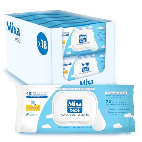 mixa-b-b-feuchtt-cher-toilettenmilch-18-x-48-st-ck-f-r-babyhaut image 2