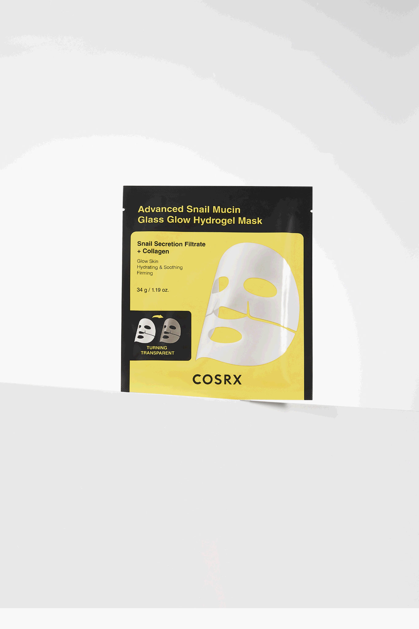 cosrx-snail-mucin-glass-glow-hydrogel-maske-1-st-ck-feucht image 1