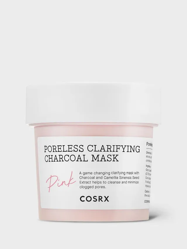 cosrx-aha-bha-poreless-clarifying-charcoal-mask-pink-110g image 1