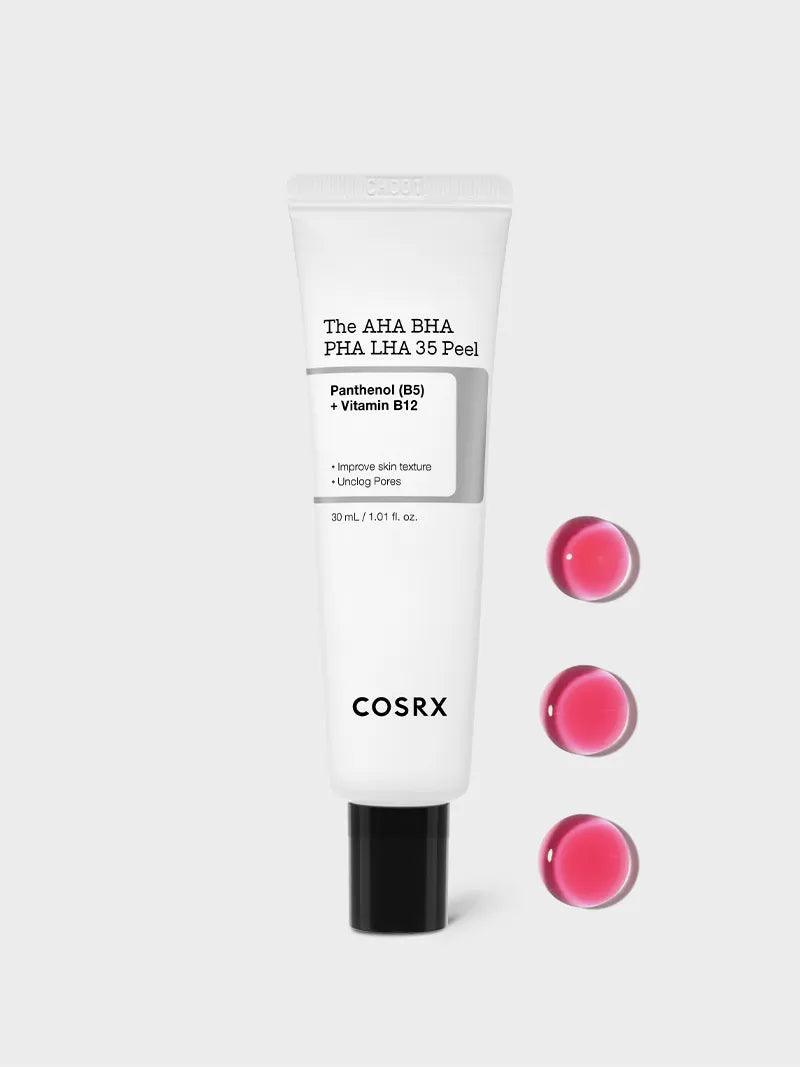 cosrx-aha-bha-pha-lha-35-peel-gesichtspeeling-30-ml-f-r-poren image 1