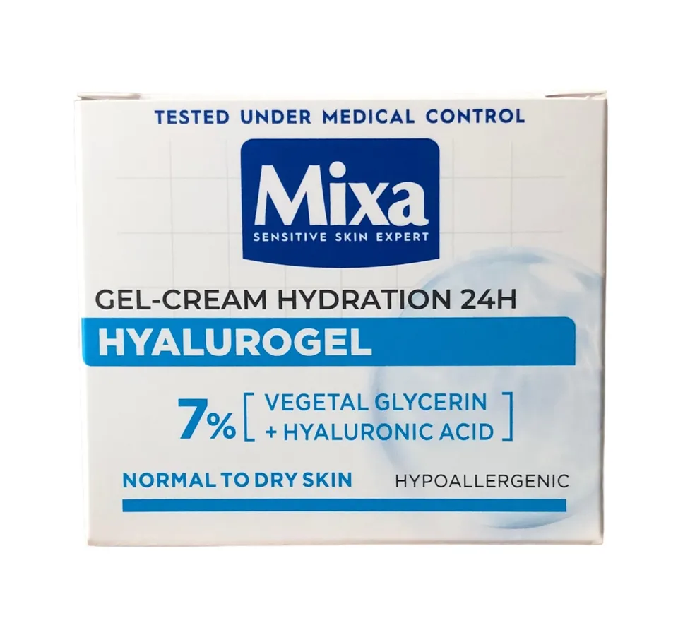 mixa-visage-hyalurogel-feuchtigkeitscreme-gel-50ml-normal image 1