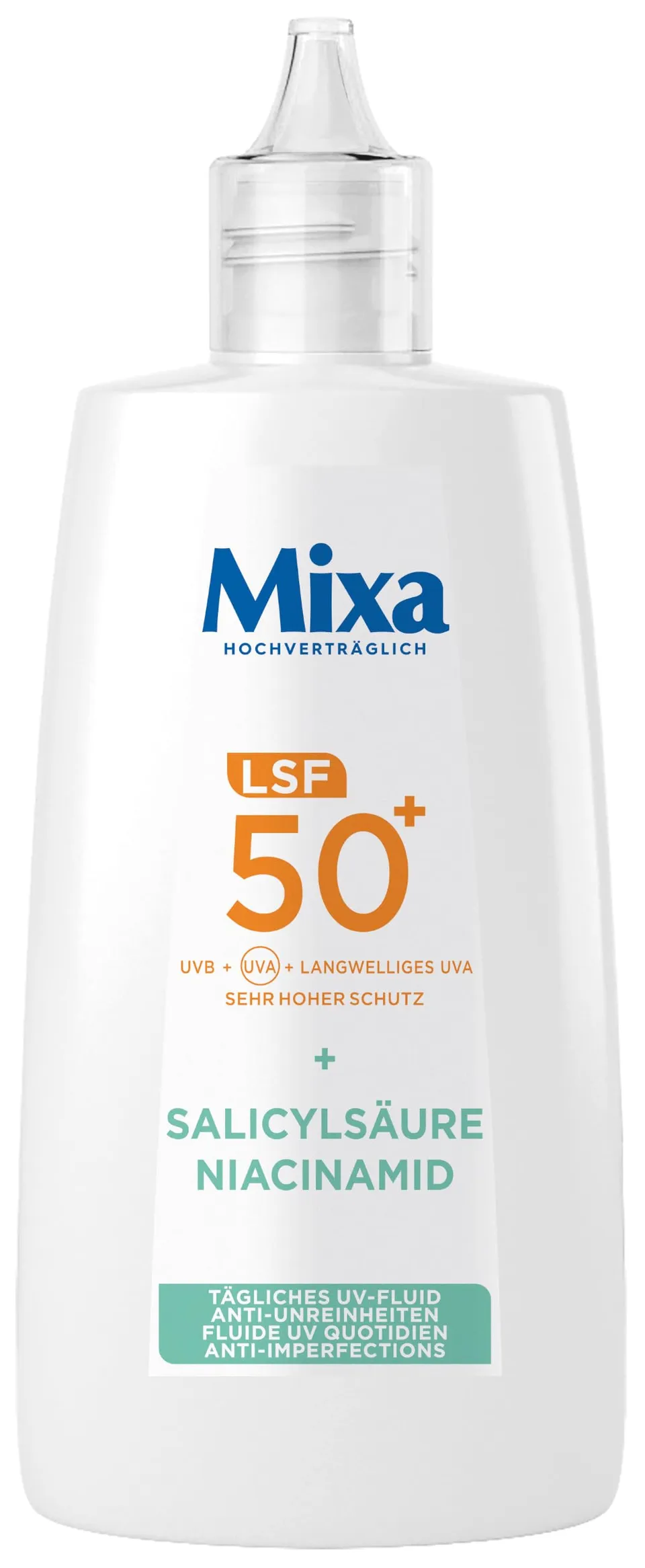 mixa-solaire-uv-fluid-lsf50-anti-unreinheiten-40-ml-mattierend image 1