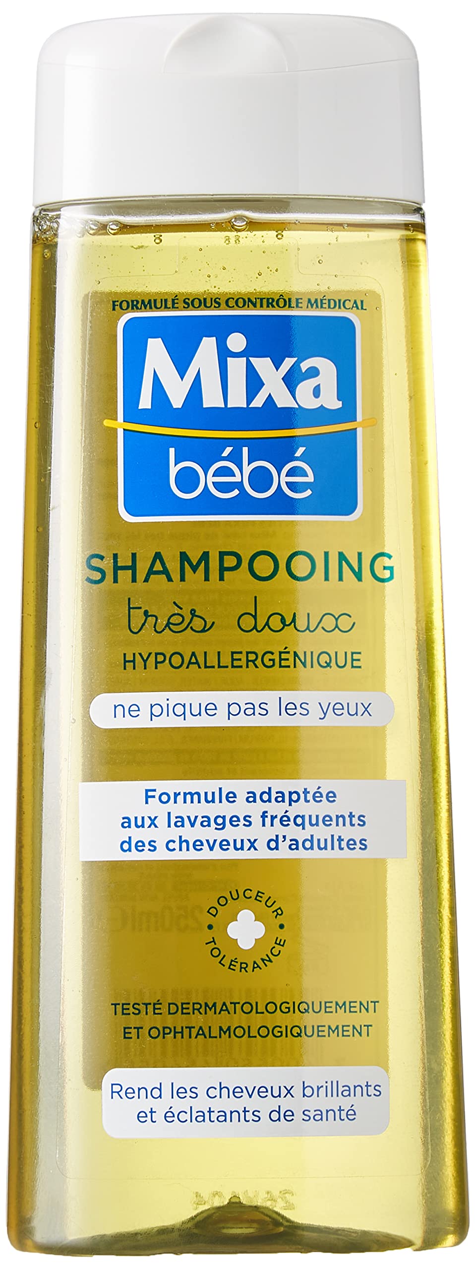 mixa-b-b-babyshampoo-250-ml-hypoallergen-f-r-normales-haar image 1