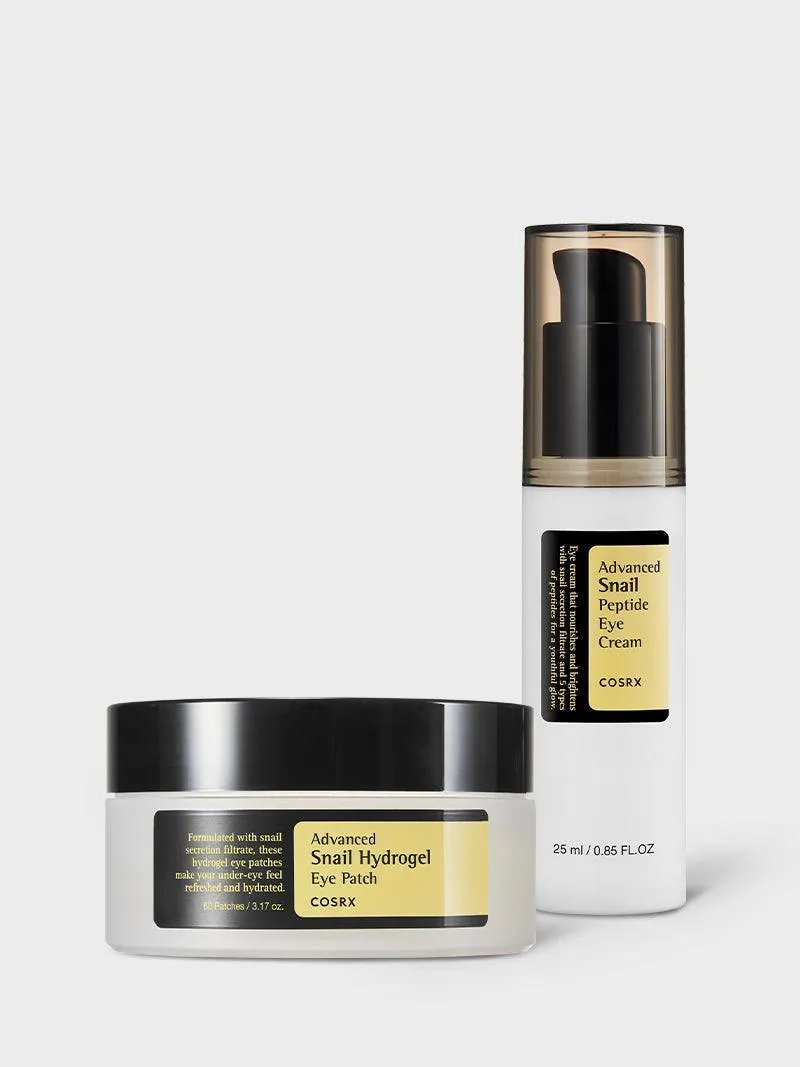 cosrx-snail-mucin-eye-care-duo-augenpflege-set-patches-creme image 1