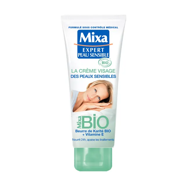 mixa-visage-bio-gesichtscreme-100-ml-empfindliche-haut-shea image 1
