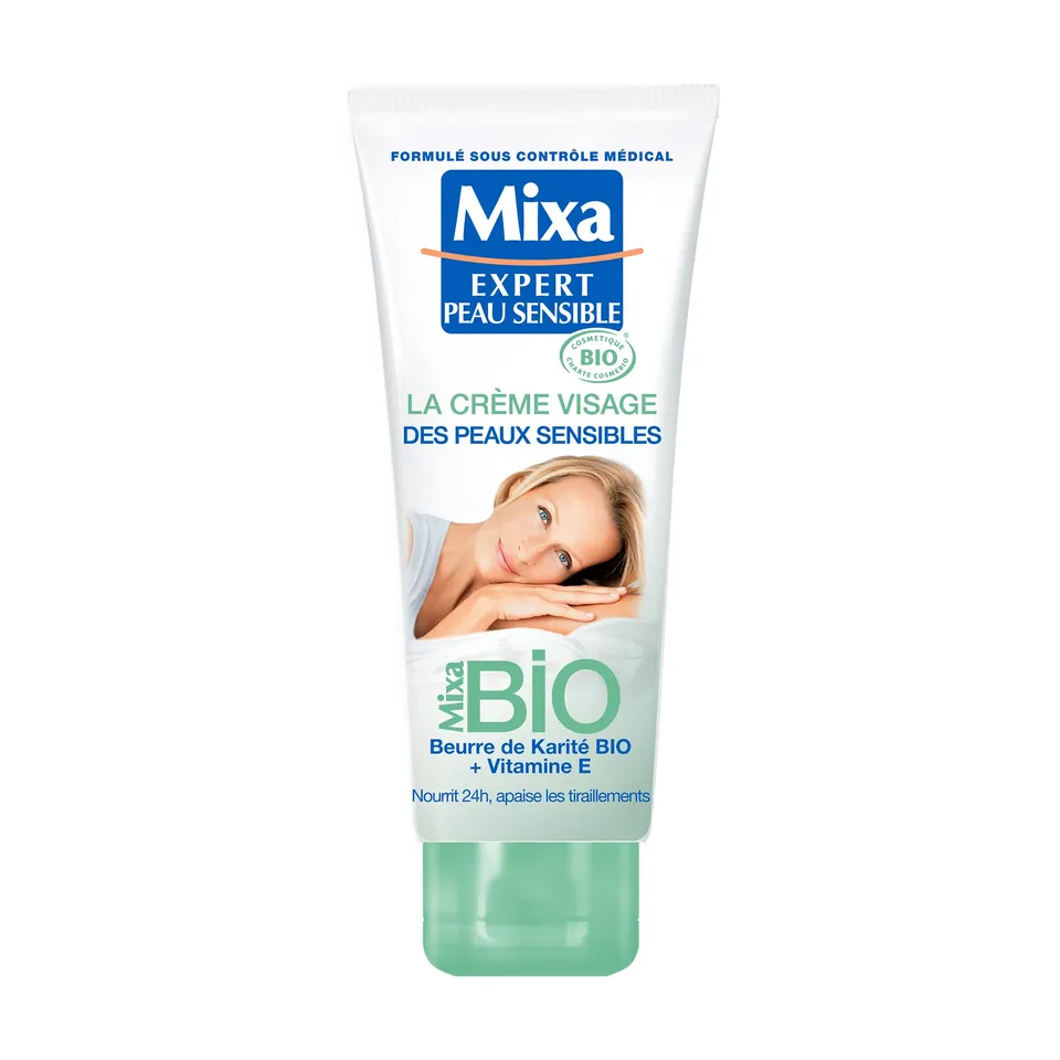mixa-visage-bio-gesichtscreme-100-ml-empfindliche-haut-shea image 1