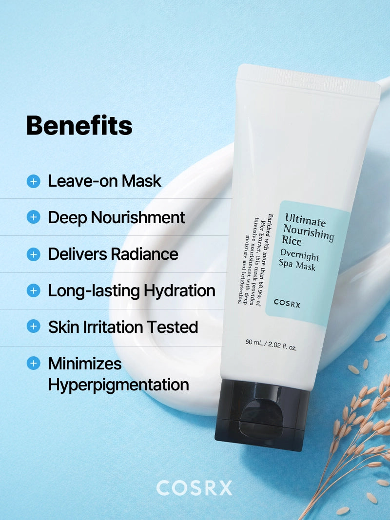 cosrx-rice-ultimate-nourishing-rice-overnight-spa-maske-60ml-reis image 3