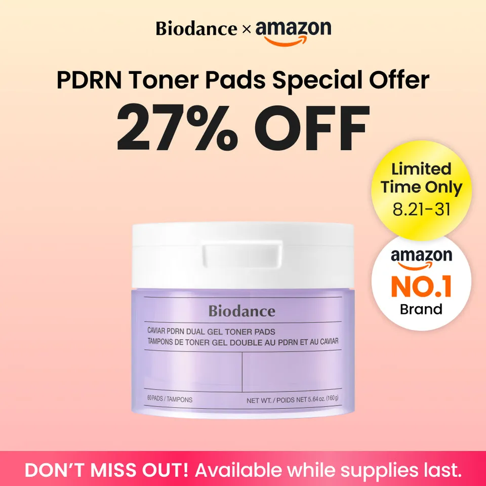 biodance-caviar-pdrn-toner-pads-gel-glow image 1