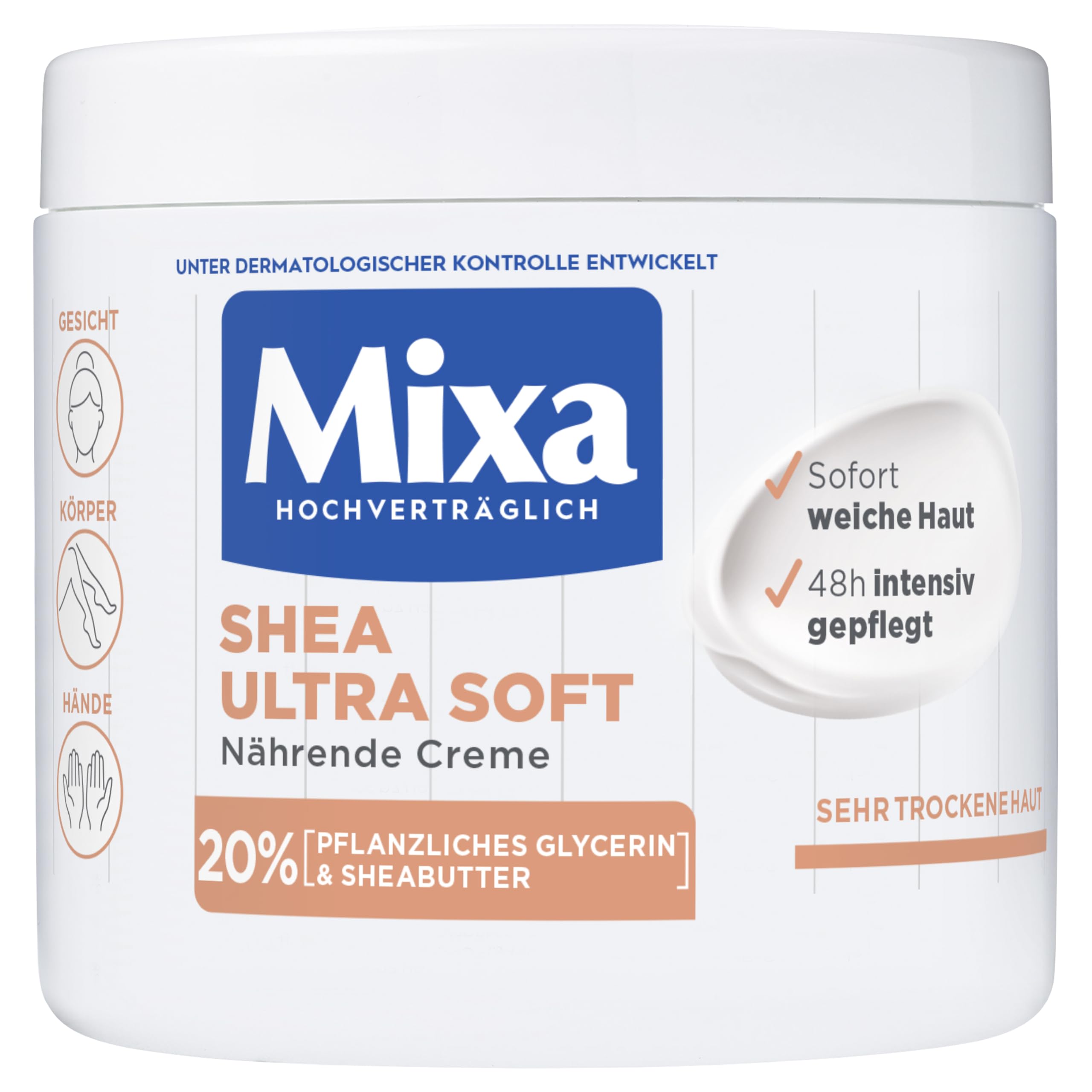 mixa-shea-ultra-soft-creme-400-ml-f-r-sehr-trockene-haut image 1