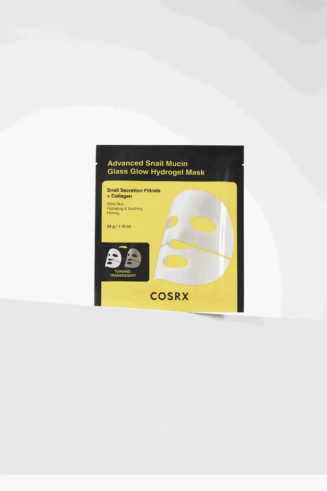 cosrx-snail-mucin-glass-glow-hydrogel-maske-1-st-ck-feucht image 1