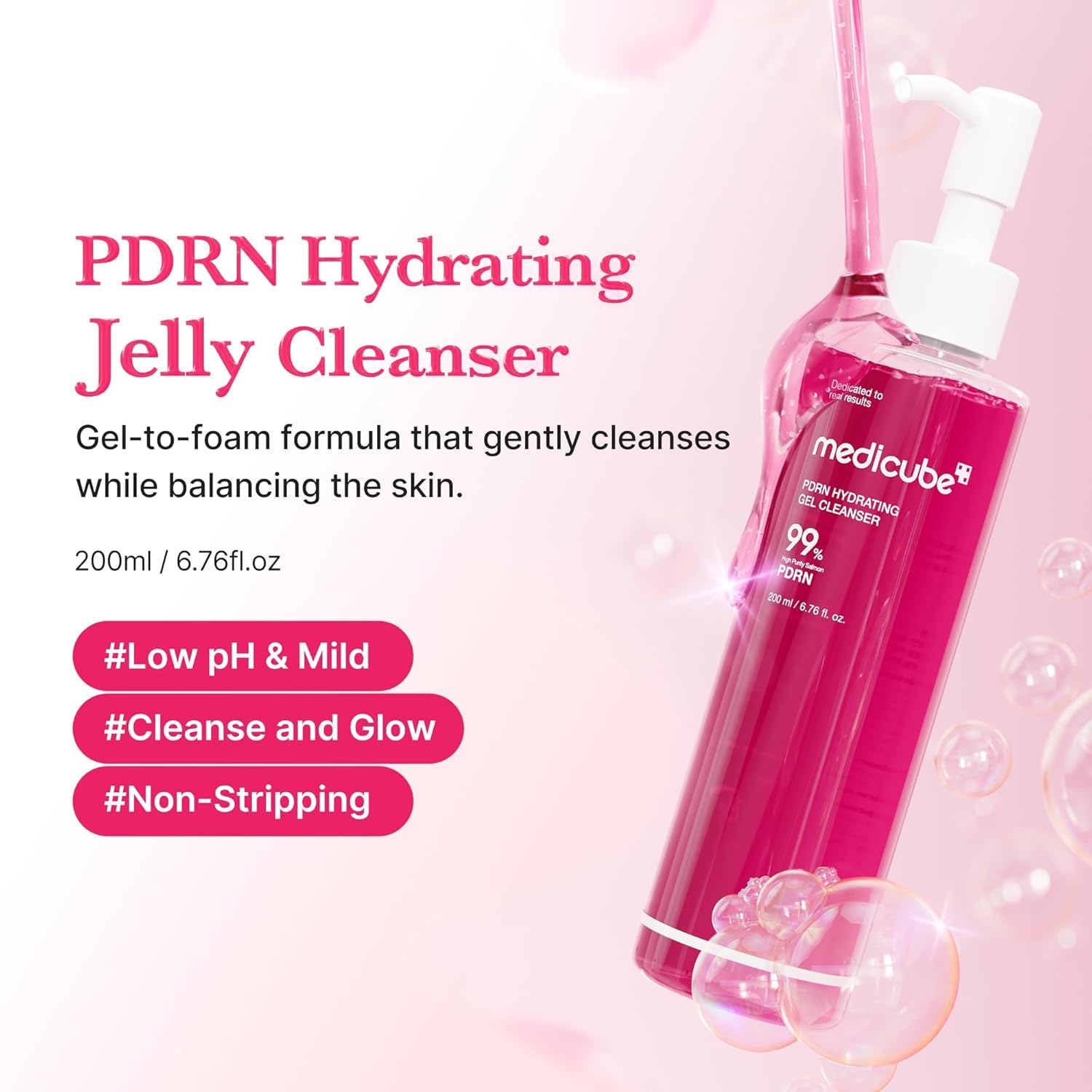 medicube-pdrn-jelly-to-foam-reinigungsschaum-milde-reinigung image 2