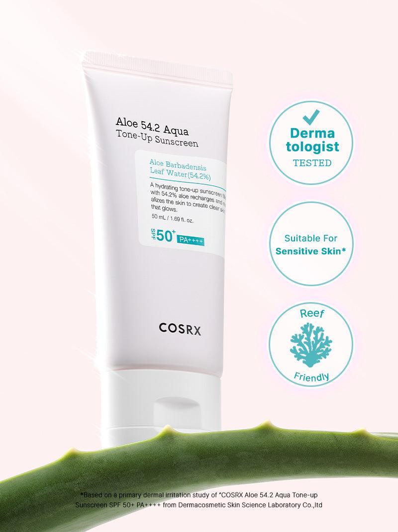 cosrx-aloe-54-2-aqua-tone-up-sonnencreme-lsf-50-50-ml image 2