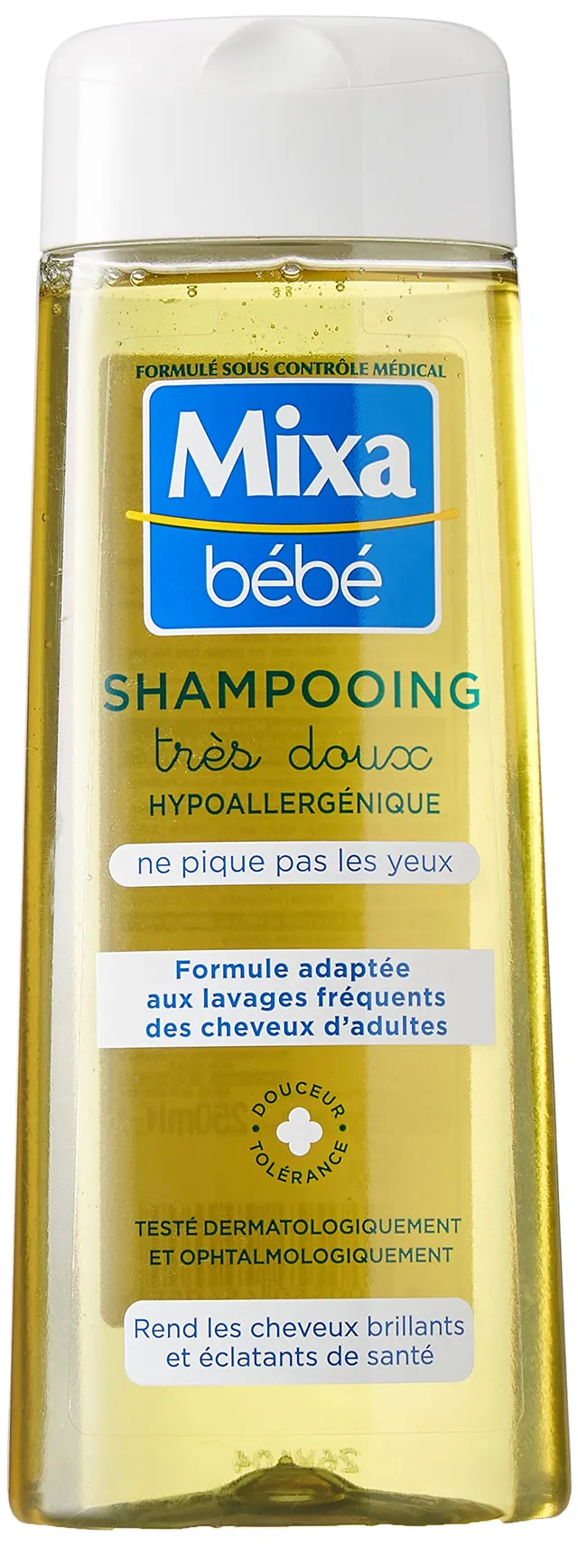 mixa-b-b-babyshampoo-250-ml-hypoallergen-f-r-normales-haar image 1