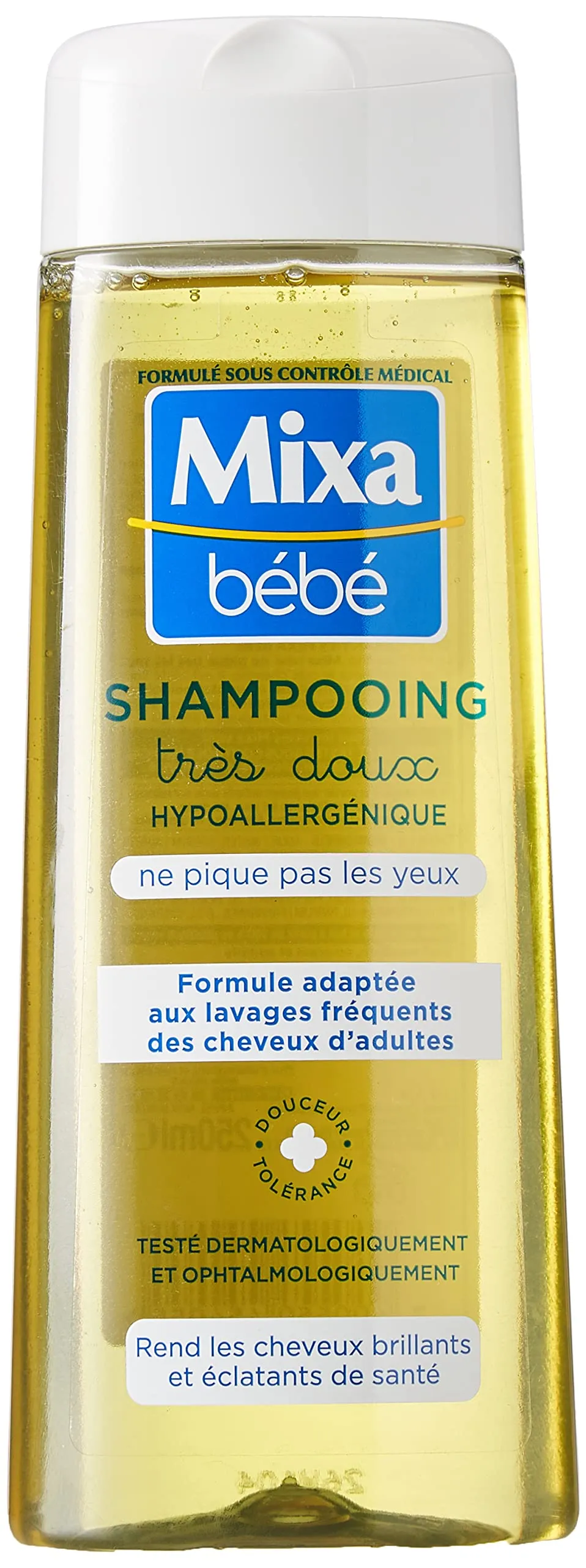 mixa-b-b-babyshampoo-250-ml-hypoallergen-f-r-normales-haar image 1