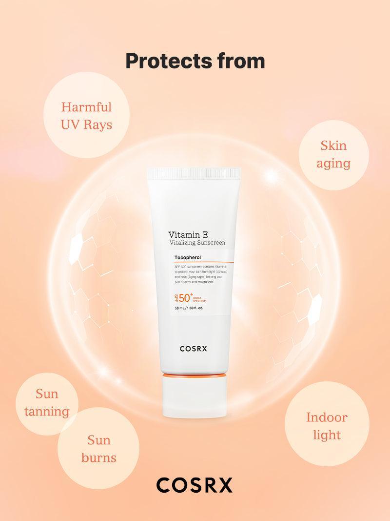 cosrx-vitamin-e-vitalizing-sunscreen-spf50-50-ml-leicht image 7