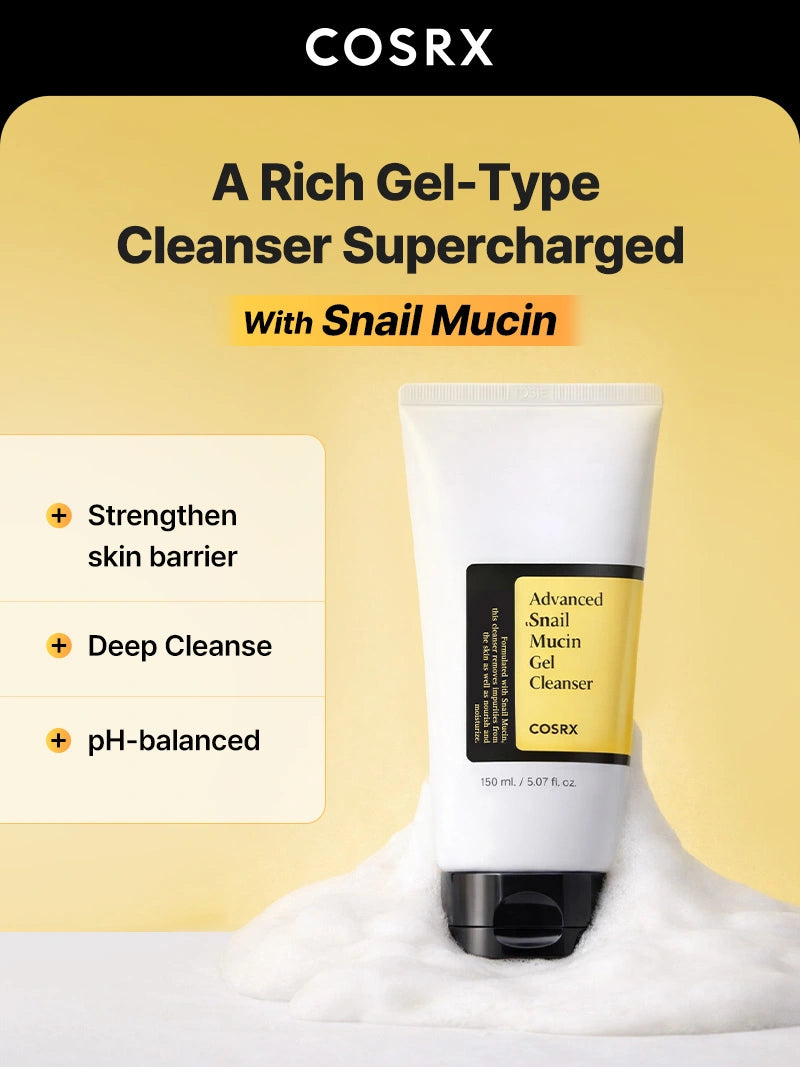 cosrx-snail-mucin-gel-cleanser-reinigungsgel-150ml-mild image 2
